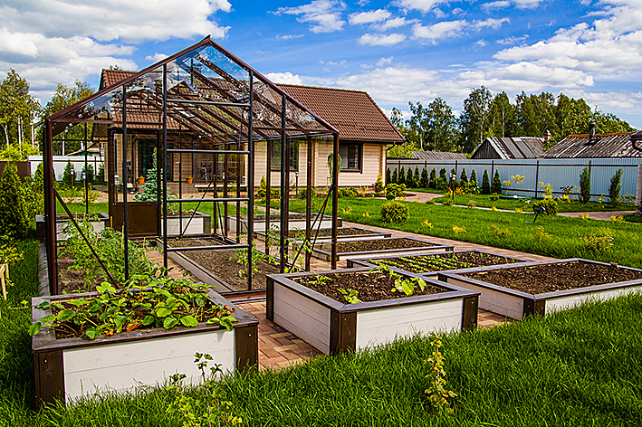 Как устроить на участке современный и красивый огород: варианты, планировка, фото
